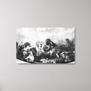 Toile Attila l'hun et ses hordes