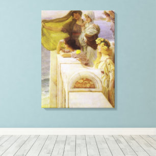 Toile Au Berceau d'Aphrodite par Sir Lawrence Alma-Tadem