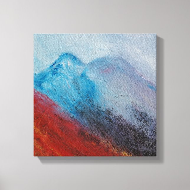 Toile Au-dessus d'Achnashellach, paysage écossais (Recto)