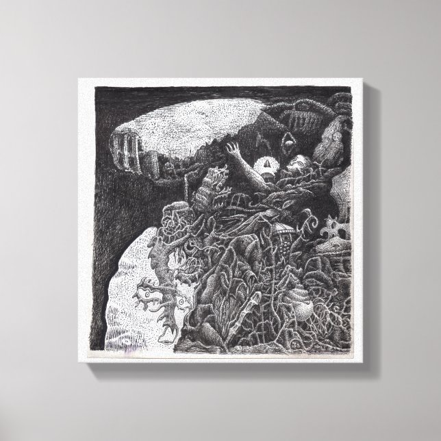 Toile Au-dessus et en dessous (Recto)