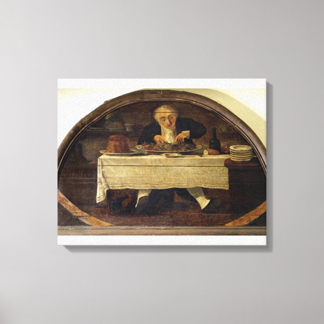 Toile Au Gourmand', panneau de magasin pour Corcellet (Recto)