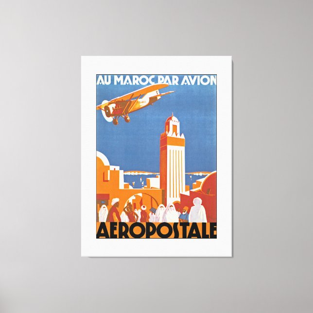 Toile Au Maroc Par Avion - XL (Recto)
