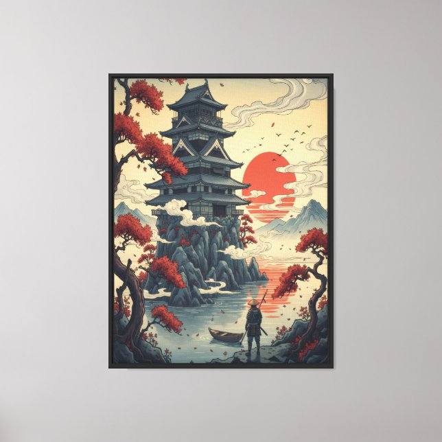 Toile Aube des samouraïs (Recto)