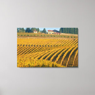 Toile Auberge en noyer noir de style toscan surplombant