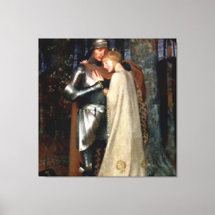 Toile Aucassin et Nicolette Peinture médiévale par Maria