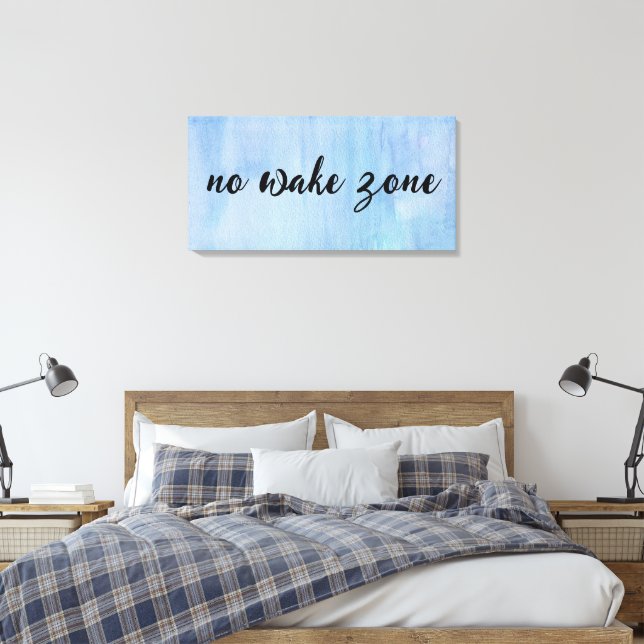 Toile Aucune zone de réveil sur l'aquarelle Abstraite (Insitu(Chambre))