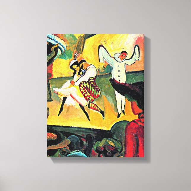 Toile August Macke art, Ballet russe, (Recto)