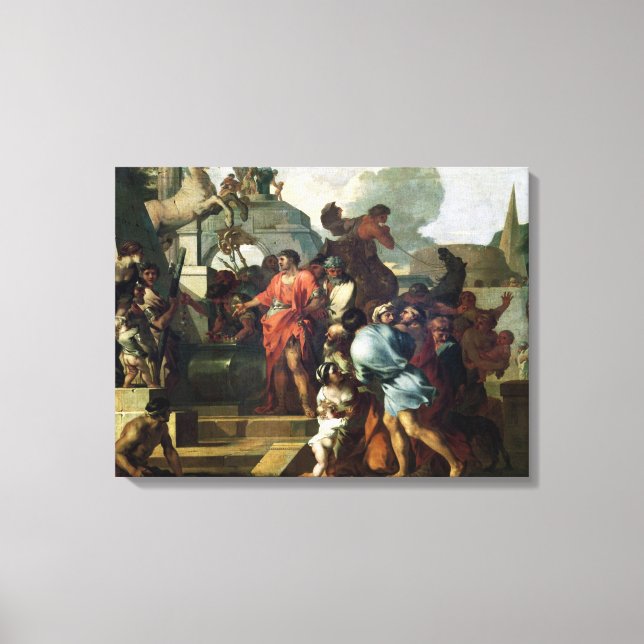 Toile Auguste devant la tombe d'Alexandre III (Recto)
