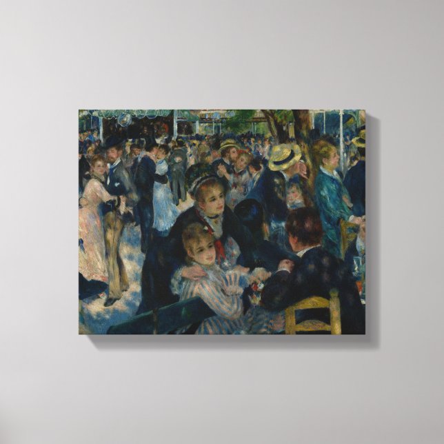 Toile Auguste Renoir - Danse au Moulin de la Galette (Recto)