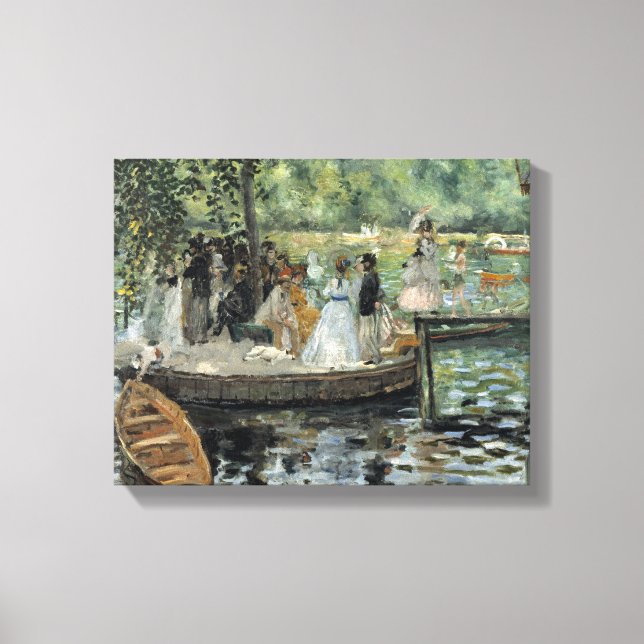 Toile Auguste Renoir - La Grenouillère (Recto)