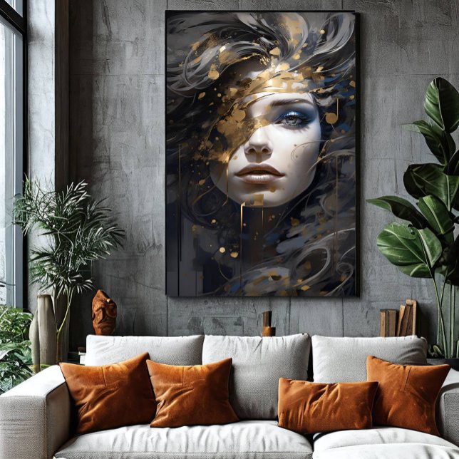 Toile Aura dorée (Créateur téléchargé)