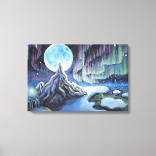 Toile Aurora borealis