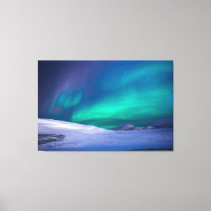 Toile Aurora Borealis beau paysage