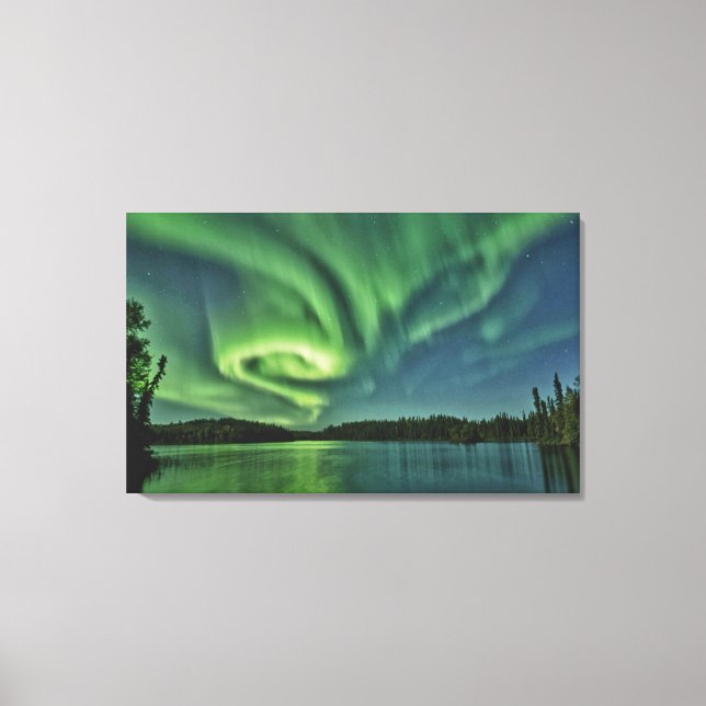 TOILE AURORA BOREALIS BOUTEILLES ENVELOPPÉES (Recto)