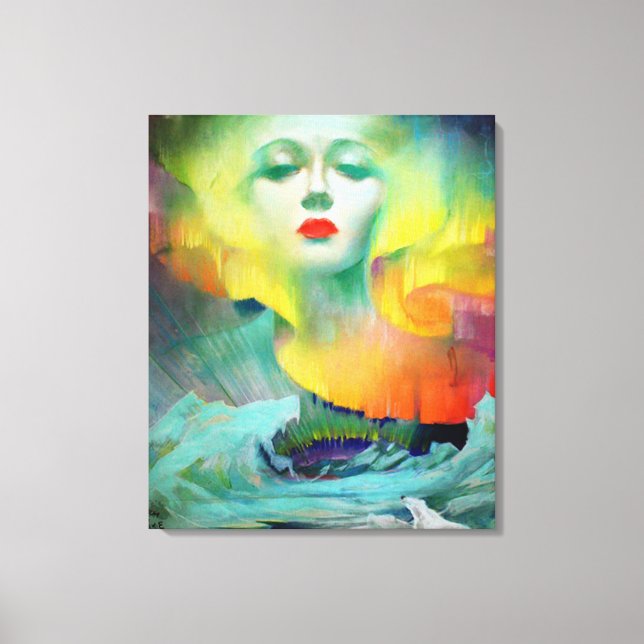 Toile Aurora par Clive Henry vibrant (Recto)