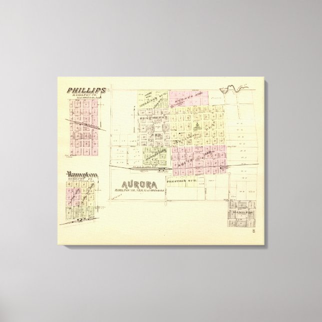 Toile Aurora, Phillips, an Hampton, Nebraska (Recto)