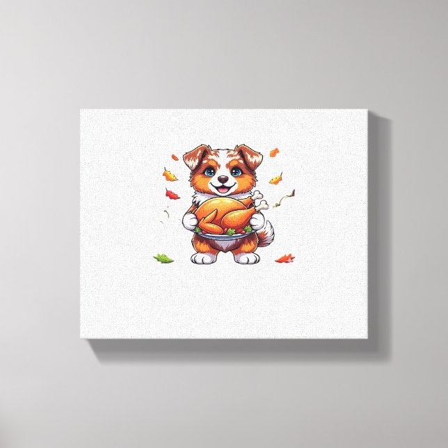 Toile Aussie 178 Thanksgiving surdimensionné T-Shirt.png (Recto)