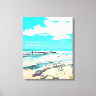 Toile Austinmer Beach NSW Côte Sud
