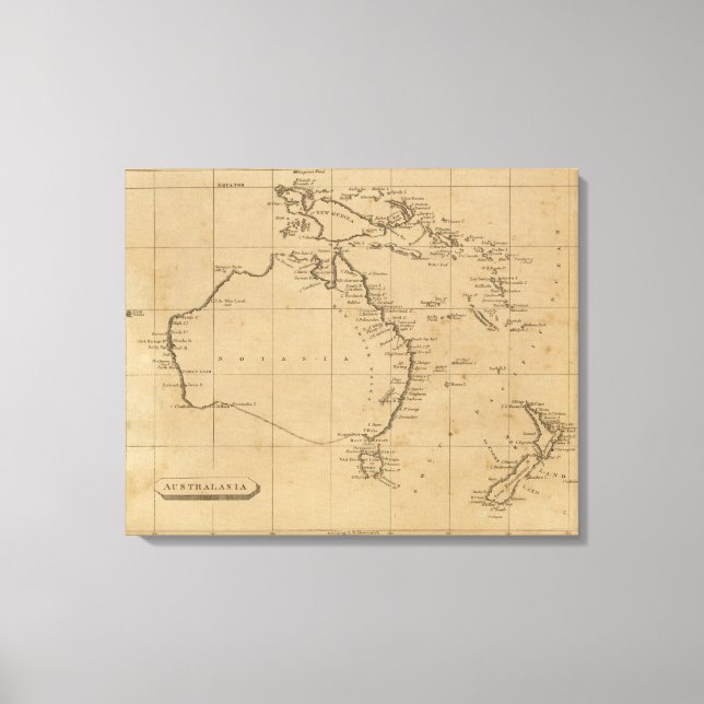 Toile Australasie (Recto)