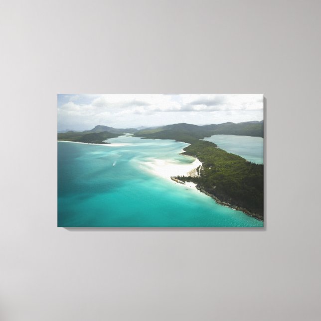 Toile Australie, Queensland, côte de Whitsunday, 2 (Recto)