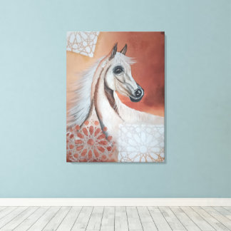 Toile Authenticité de l'Atlas Peinture Cheval