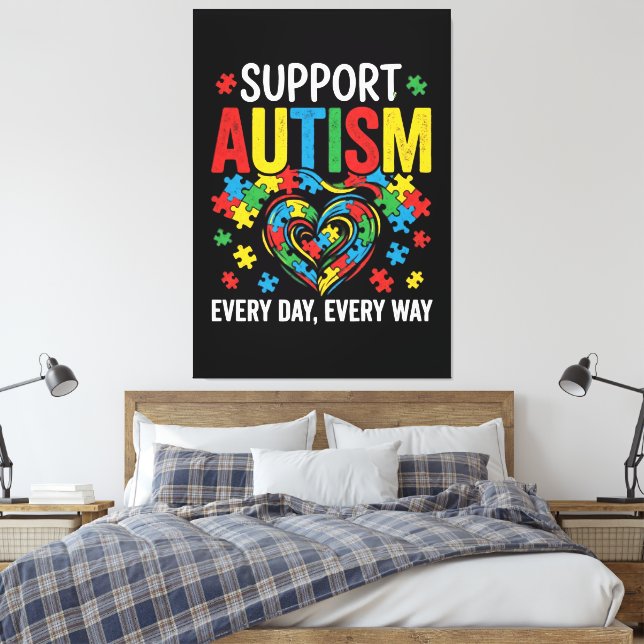 Toile Autism awareness (Insitu(Chambre))