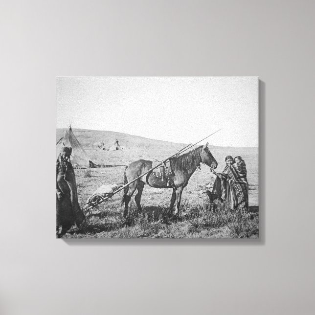 Toile Autochtones des Cris de l'Ouest du Canada, c.1 (Recto)