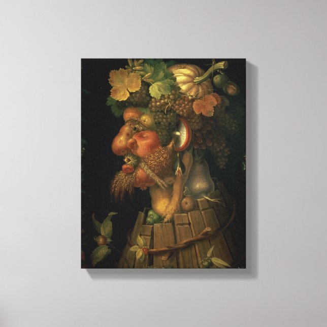 Toile Automne, d'une série représentant les quatre (Recto)