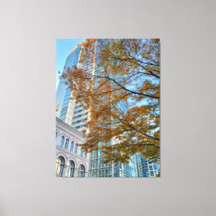 Toile Automne en ville