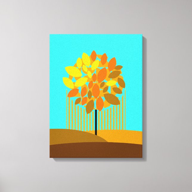 Toile Automne - Les Quatre Saisons (Recto)