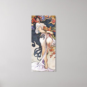 Toile Automne (Quatre Saisons), Alphonse Mucha Imprimer