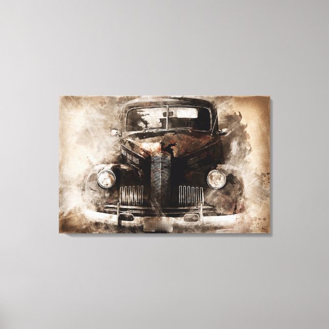 Toile Automobile vintage (Recto)
