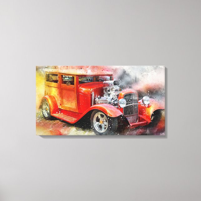 Toile Automobile vintage (Recto)