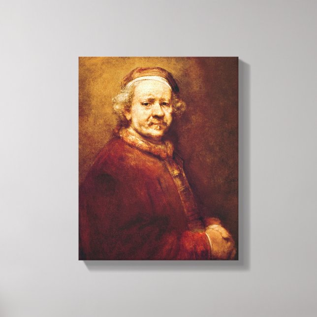 Toile Autoportrait à l'âge de 63, 1669 (Recto)