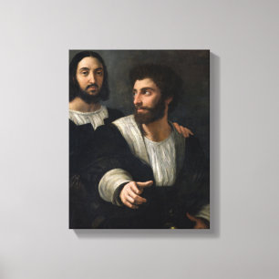 Toile Autoportrait avec un ami