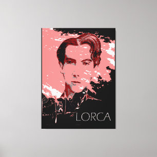 Toile Autoportrait de Garcia Lorca
