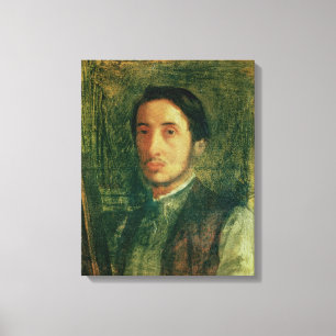 Toile Autoportrait d'Edgar Degas en tant que jeune