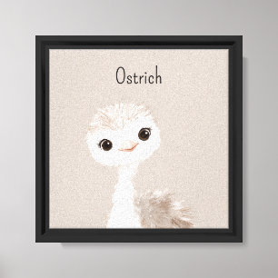 Toile Autruche Douce Mignonne Animal