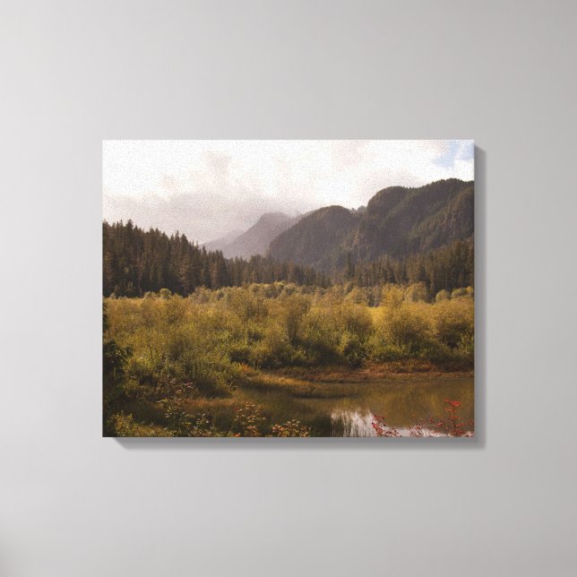 Toile Autumn in the mountains canvas print (Recto)