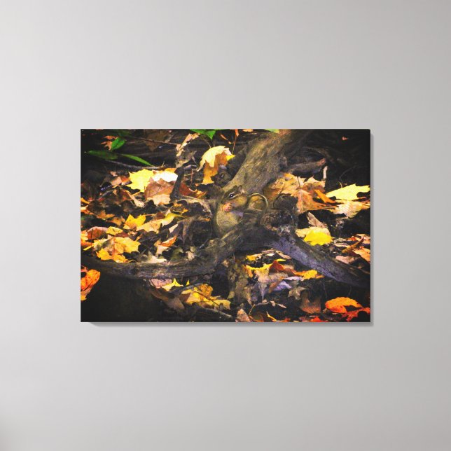 Toile Autumn Wildlife Portrait (Recto)