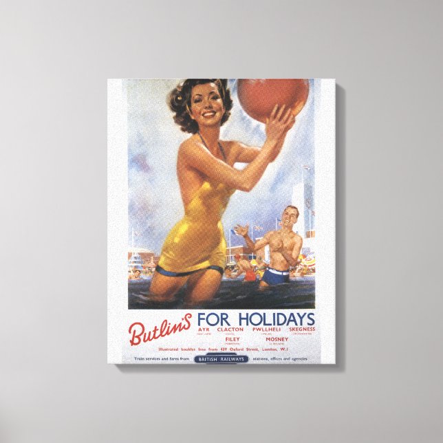 Toile Ava Gardner ressemble aux Camps de Butlin (Recto)