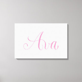 Toile Ava - Moderne Calligraphie Nom Design