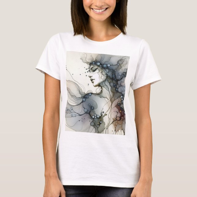 Toile avec moteur : T-shirt de l'Art Portable pour (Devant)