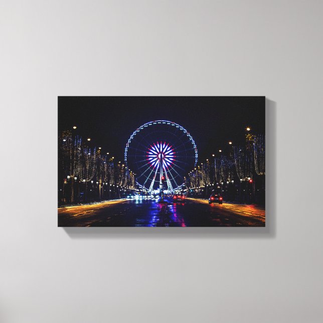 Toile Avenue Champs-Elysées (Recto)