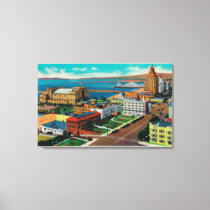 Toile Avenue de négligence d'océan, montrant