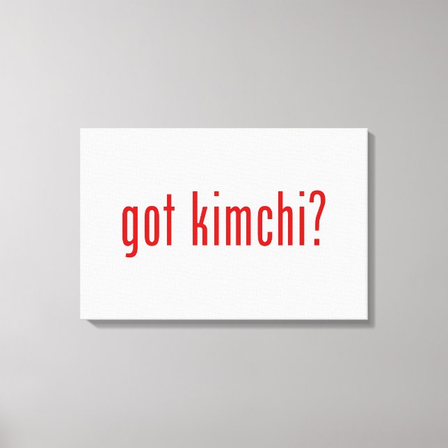Toile avez-vous du kimchi? (Recto)
