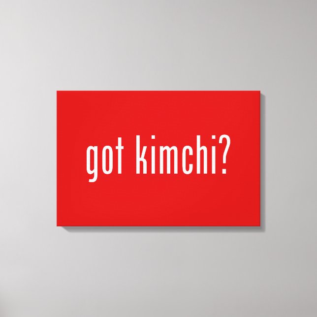 Toile avez-vous du kimchi? (Recto)