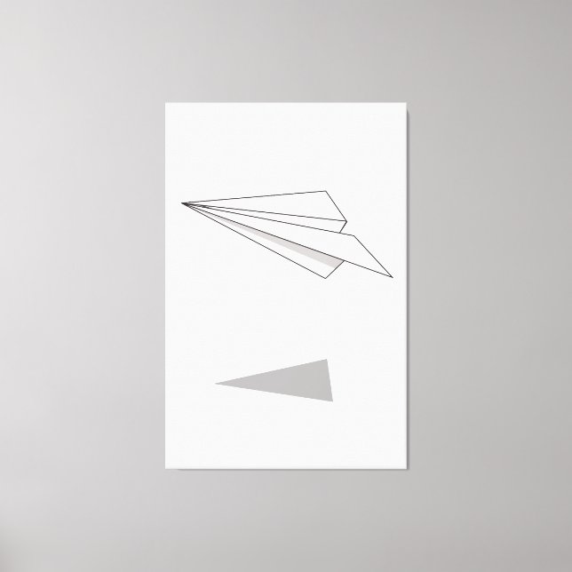 Toile Avion en papier (Recto)