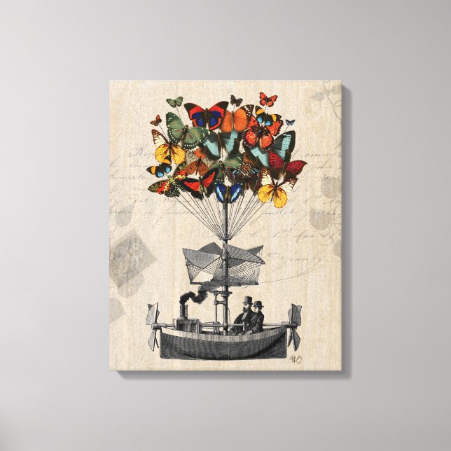 Toile Avion papillon (Recto)