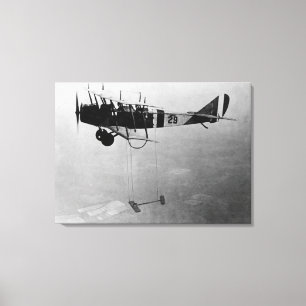 Toile Avions de Curtiss JN-4 Jenny avec l'aile modèle